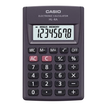 Casio - Vrecková kalkulačka 1xLR54 čierna