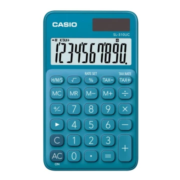 Casio - Vrecková kalkulačka 1xLR54 tyrkysová