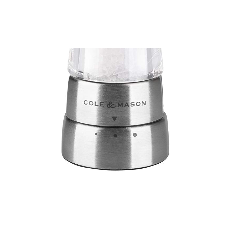 Cole&Mason - Sada mlynčekov na soľ a korenie DERWENT 2 ks 19 cm lesklý chróm