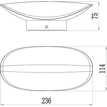 Deko-Light 731078 - LED Vonkajšie nástenné svietidlo AVIOR LED/12,7W/230V IP54 antracit