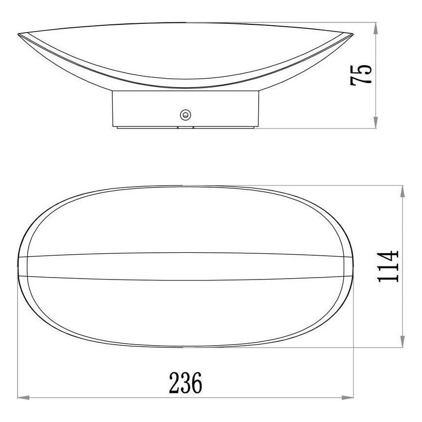 Deko-Light 731078 - LED Vonkajšie nástenné svietidlo AVIOR LED/12,7W/230V IP54 antracit