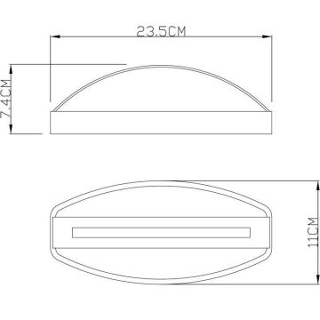 Deko-Light 731093 - LED Vonkajšie nástenné svietidlo ERIDANI LED/13W/230V IP44 antracit