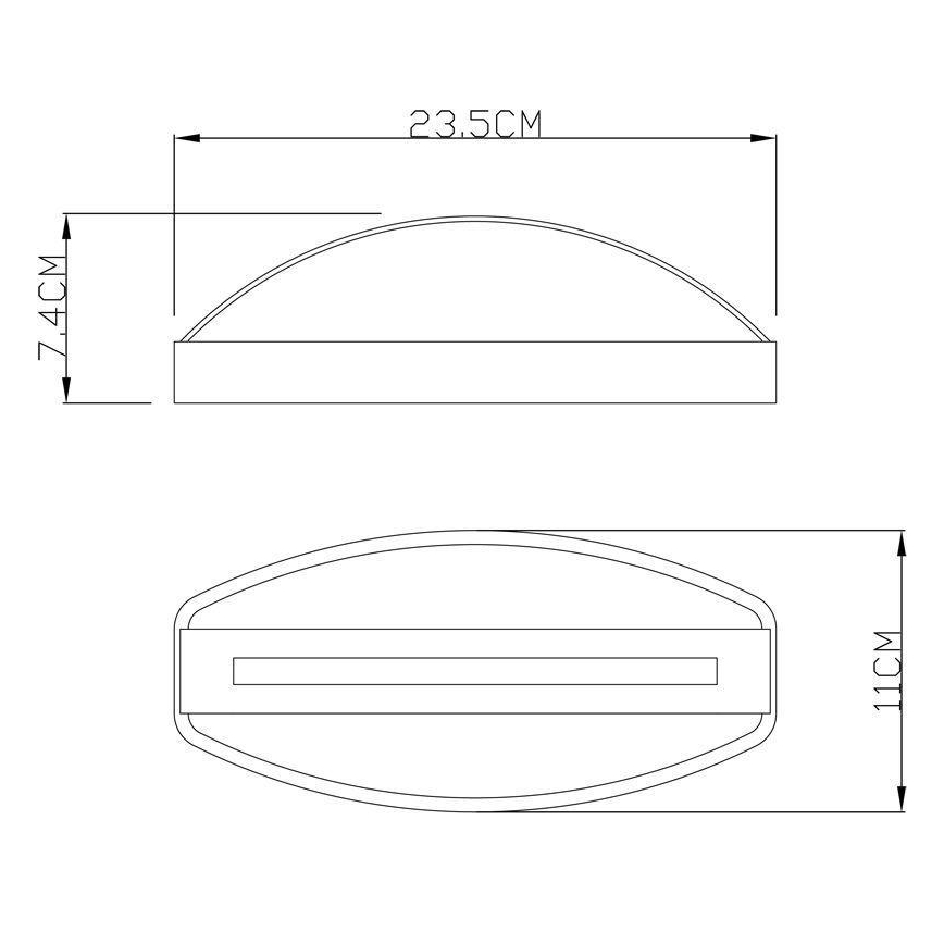 Deko-Light 731093 - LED Vonkajšie nástenné svietidlo ERIDANI LED/13W/230V IP44 antracit