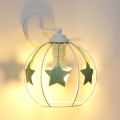 Detská nástenná lampa STARS 1xE27/15W/230V zelená/biela