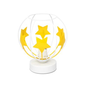 Detská stolná lampa STARS 1xE27/15W/230V žltá/biela