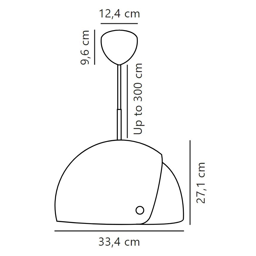 DFTP by Nordlux - Luster na lanku s nastaviteľným tienidlom ALIGN 1xE27/15W/230V biela