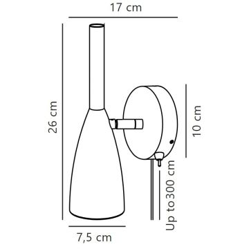 DFTP by Nordlux - Nástenné bodové svietidlo PURE 1xGU10/8W/230V biela