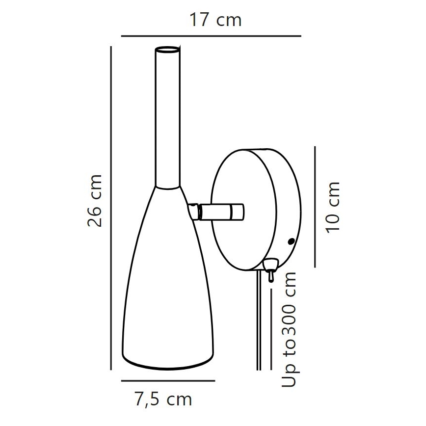 DFTP by Nordlux - Nástenné bodové svietidlo PURE 1xGU10/8W/230V biela