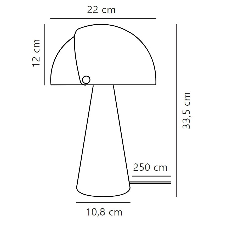 DFTP by Nordlux - Stolná lampa s nastaviteľným tienidlom ALIGN 1xE27/25W/230V béžová