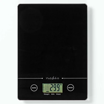 Digitálna kuchynská váha 1xCR2032 čierna