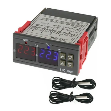 Digitálny termostat duálny 3W/230V