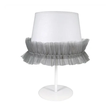 Duolla - Detská stolná lampa BALLET 1xE14/40W/230V šedá