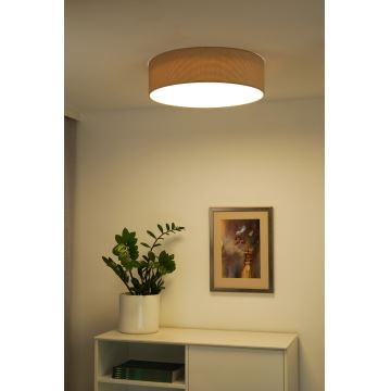 Duolla - LED Stropné svietidlo CORTINA LED/26W/230V pr. 30 cm béžová