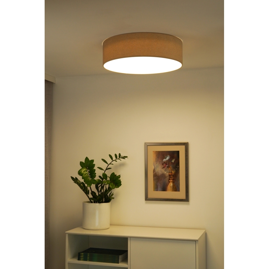 Duolla - LED Stropné svietidlo CORTINA LED/26W/230V pr. 30 cm béžová