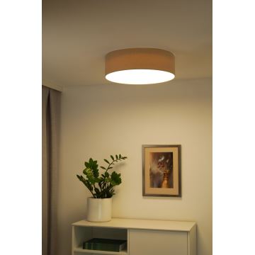 Duolla - LED Stropné svietidlo CORTINA LED/26W/230V pr. 30 cm béžová