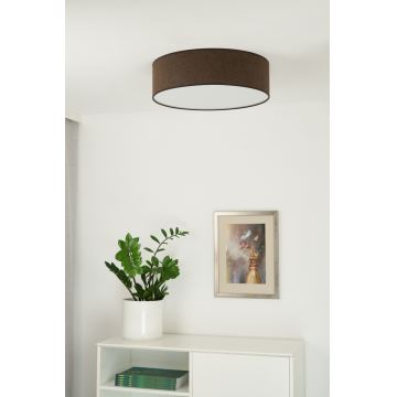 Duolla - LED Stropné svietidlo CORTINA LED/26W/230V pr. 30 cm hnedá