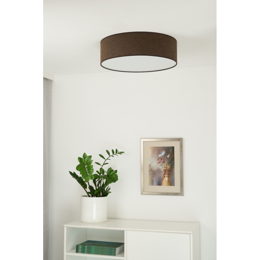 Duolla - LED Stropné svietidlo CORTINA LED/26W/230V pr. 30 cm hnedá