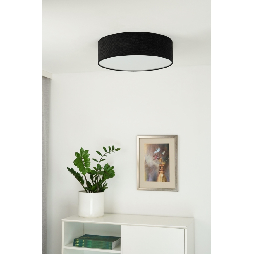 Duolla - LED Stropné svietidlo CORTINA LED/26W/230V pr. 45 cm čierna