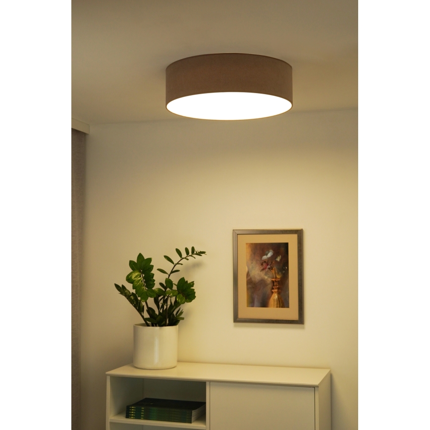 Duolla - LED Stropné svietidlo CORTINA LED/26W/230V pr. 45 cm hnedá