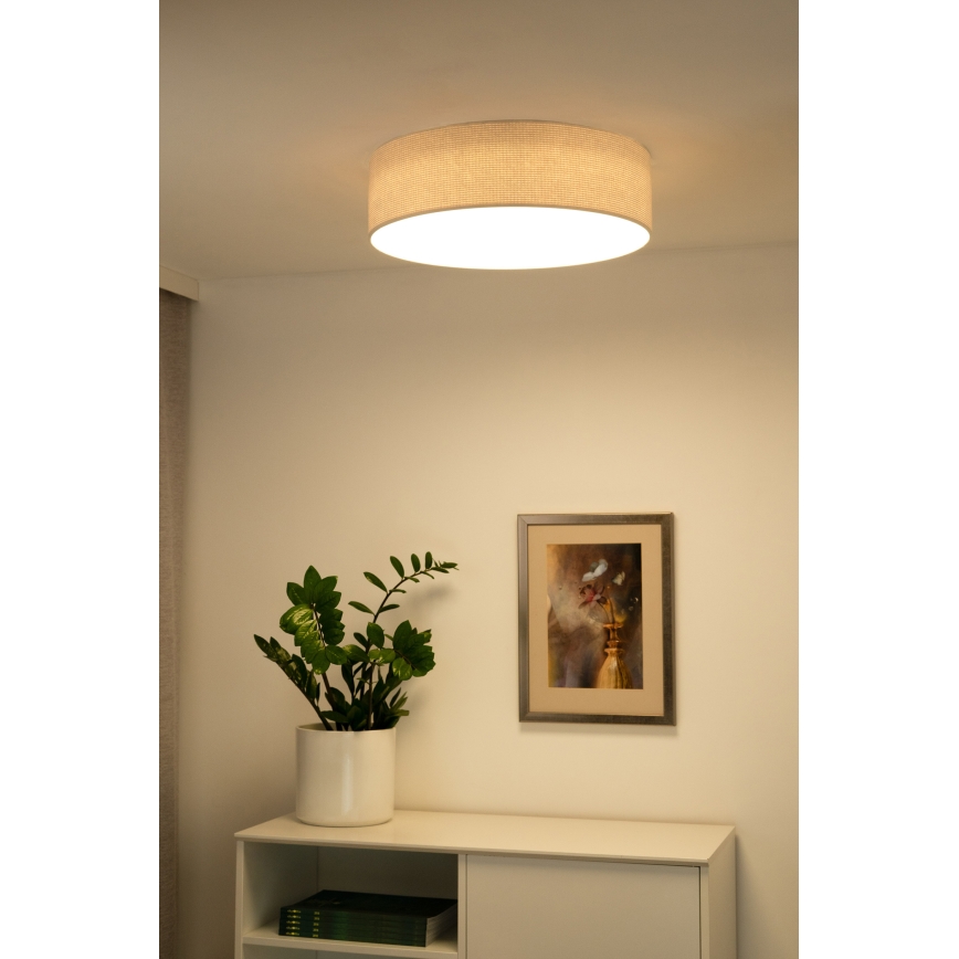 Duolla - LED Stropné svietidlo CORTINA LED/26W/230V pr. 45 cm krémová