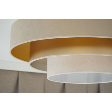 Duolla - LED Stropné svietidlo LUNETA LED/26W/230V pr. 60 cm 4000K béžová/zlatá/krémová