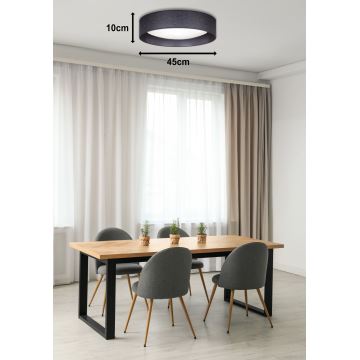 Duolla - LED Stropné svietidlo ROLLER LED/24W/230V antracit