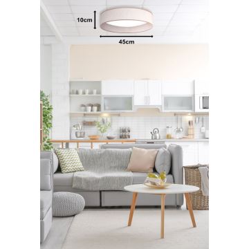 Duolla - LED Stropné svietidlo ROLLER LED/24W/230V béžová