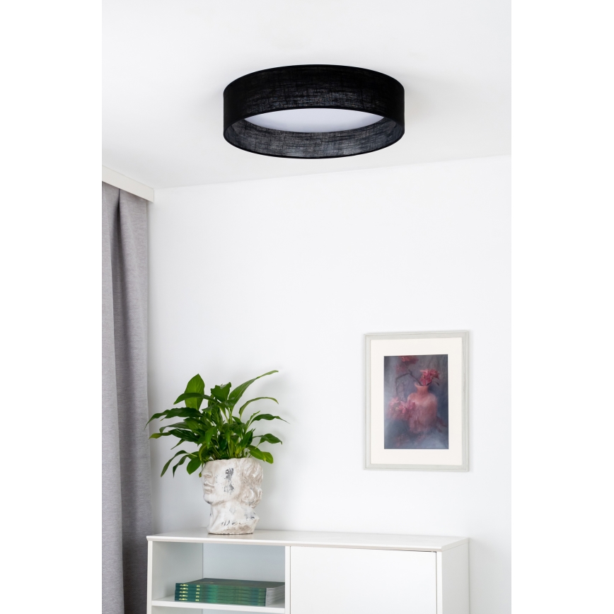 Duolla - LED Stropné svietidlo ROLLER LED/24W/230V čierna