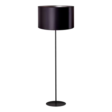 Duolla - Stojacia lampa CANNES 1xE27/15W/230V 45 cm čierna/strieborná