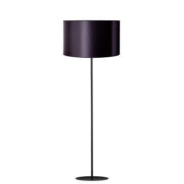 Duolla - Stojacia lampa CANNES 1xE27/15W/230V 45 cm čierna/strieborná