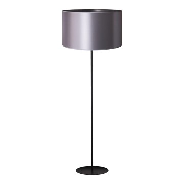 Duolla - Stojacia lampa CANNES 1xE27/15W/230V 45 cm strieborná/čierna