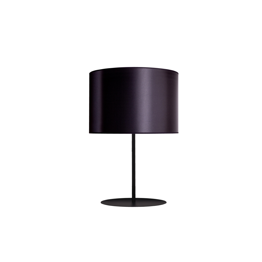 Duolla - Stolná lampa CANNES 1xE14/15W/230V 20 cm čierna/strieborná