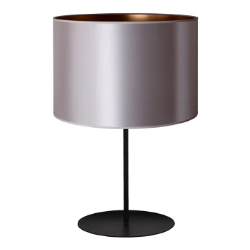 Duolla - Stolná lampa CANNES 1xE14/15W/230V 20 cm strieborná/medená/čierna