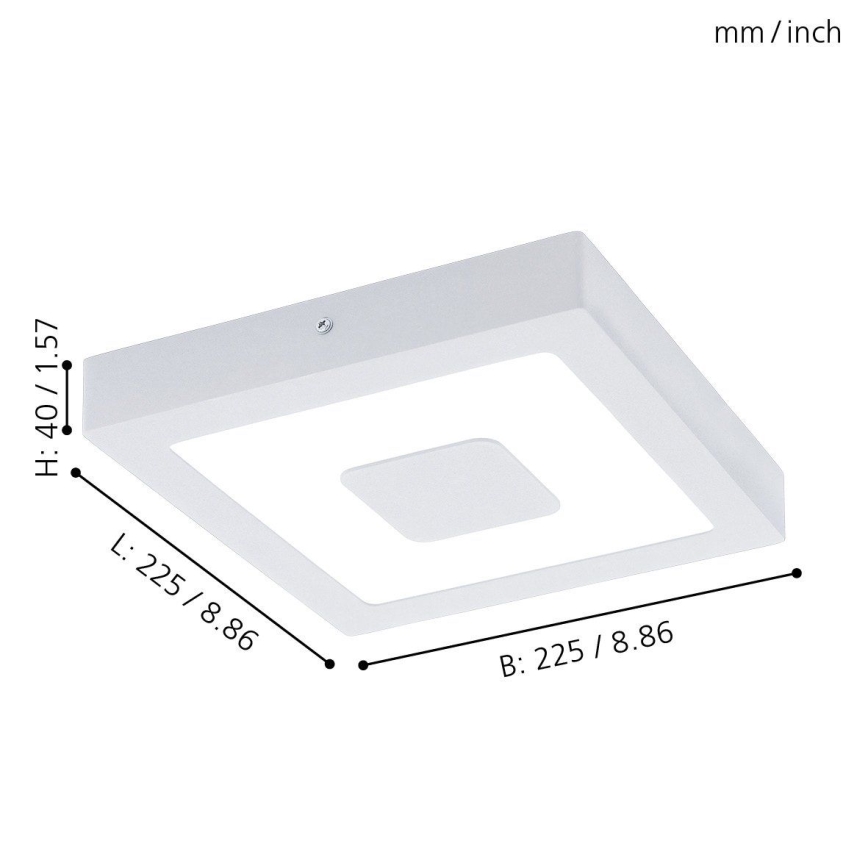 Eglo 33135 - LED Kúpeľňové stropné svietidlo IPHIAS LED/16,5W/230V 4000K IP44