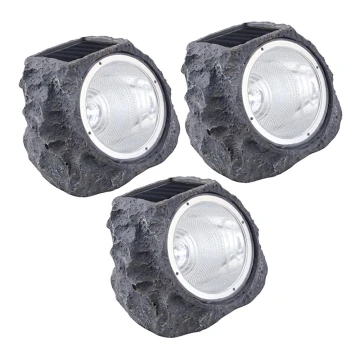 Eglo 48505 - SADA 3x Solárne LED osvetlenie 3xLED/0,06W