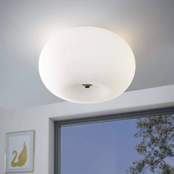 Eglo 75353 - LED RGBW Stmievateľné stropné svietidlo OPTICA-C 2xE27/7,5W/230V + diaľkové ovládanie