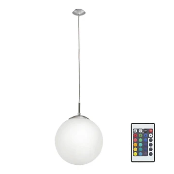 Eglo 75359 - LED RGB Stmievateľný luster RONDO-C 1xE27/7,5W/230V + diaľkové ovládanie