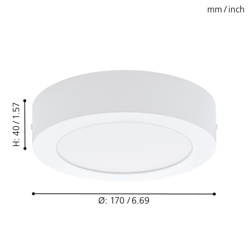 Eglo 78198 - LED Stropné svietidlo FUEVA LED/10,9W/230V