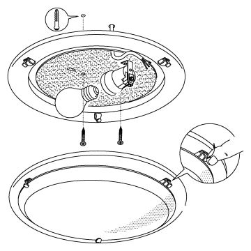 Eglo 83153 - Stropné svietidlo PLANET 1 1xE27/60W/230V