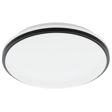 Eglo - LED Kúpeľňové stropné svietidlo LED/15,6W/230V IP44 čierna