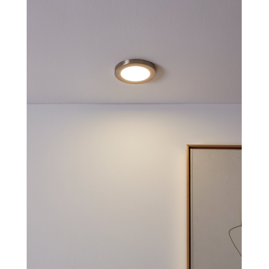 Eglo - LED Podhľadové svietidlo LED/5,5W/230V 4000K chróm