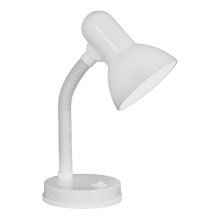 EGLO 9229 - Stolná lampa BASIC 1xE27/40W biela