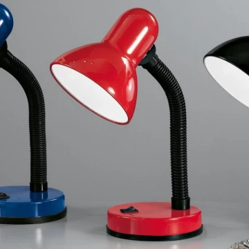 EGLO 9230 - Stolná lampa BASIC 1xE27/40W červená