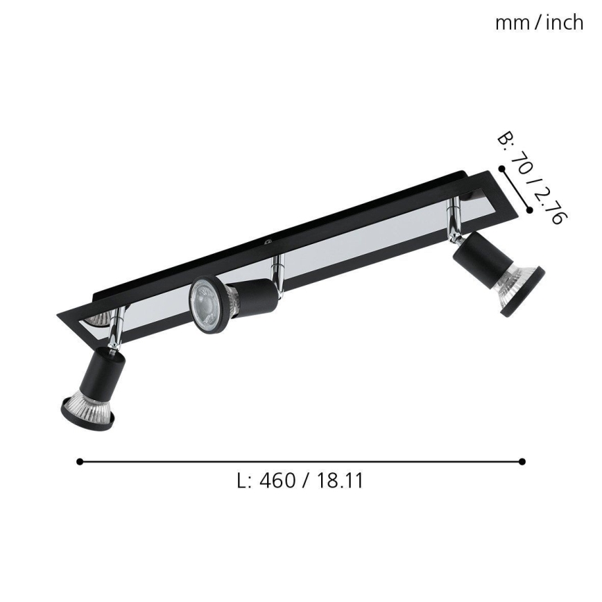 Eglo 94965 - LED Bodové svietidlo SARRIA 3xGU10-LED/5W/230V