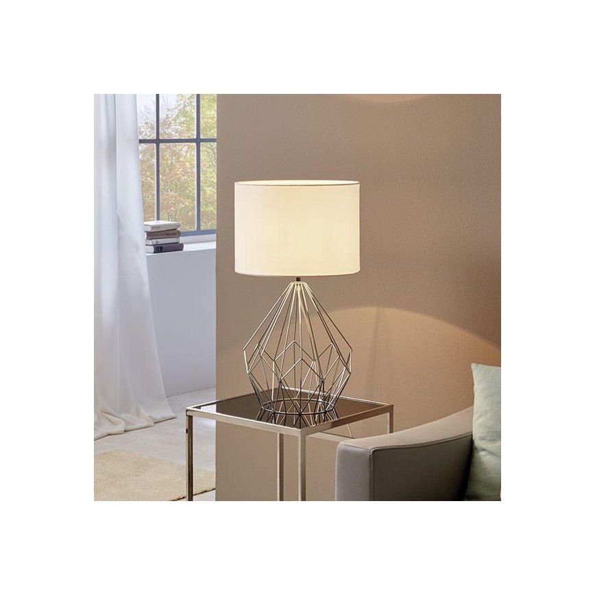 Eglo 95187 - Stolná lampa PEDREGAL 1xE27/60W/230V