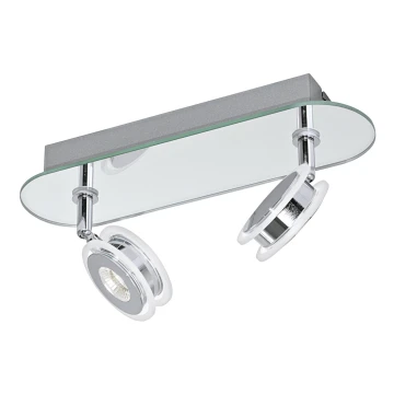 Eglo 95278 - LED Bodové kúpeľňové svietidlo AGUEDA 2xLED/3,3W/230V