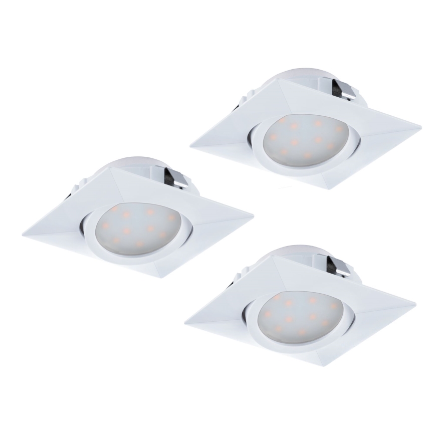 Eglo - SADA 3x LED podhľadové svietidlo PINEDA 1xLED/6W/230V