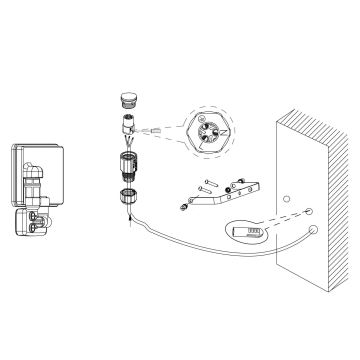 Eglo 97461 - LED Reflektor so senzorom FAEDO 3 LED/20W/230V