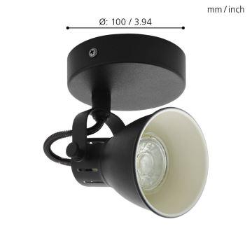 Eglo 98397 - LED Nástenné bodové svietidlo SERAS 1xGU10/3,3W/230V