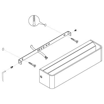 Eglo 98426 - LED Nástenné svietidlo SANIA LED/12W/230V